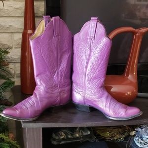 Panhandle Slim Women's Leather Western Boots 7B